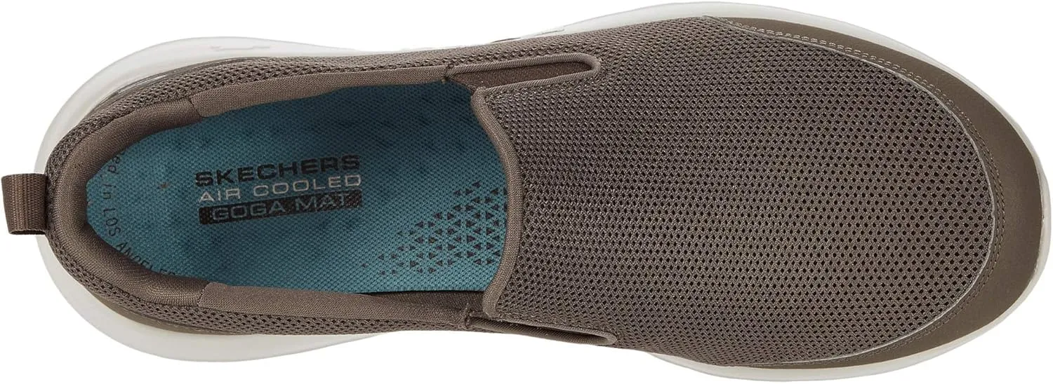 Skechers Men's Go Max Clinched-Athletic Mesh Double Gore Slip on Walking Shoe