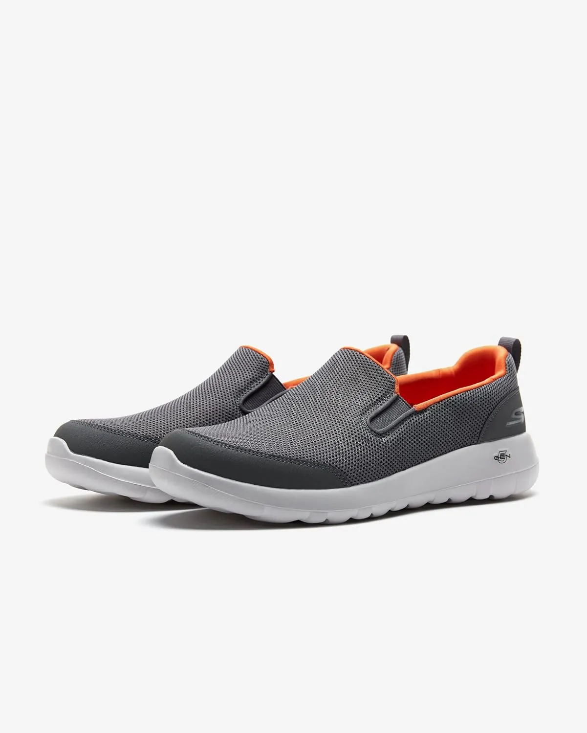 Skechers Men's Go Max Clinched-Athletic Mesh Double Gore Slip on Walking Shoe