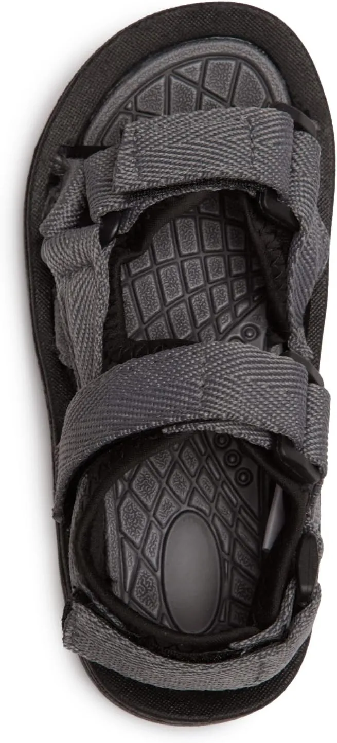Skysole All Terrain Double Strap Sandals for Boys - Rubber Sole Amphibian Shoes for Beach, Pool, Hiking, Walking & Sports