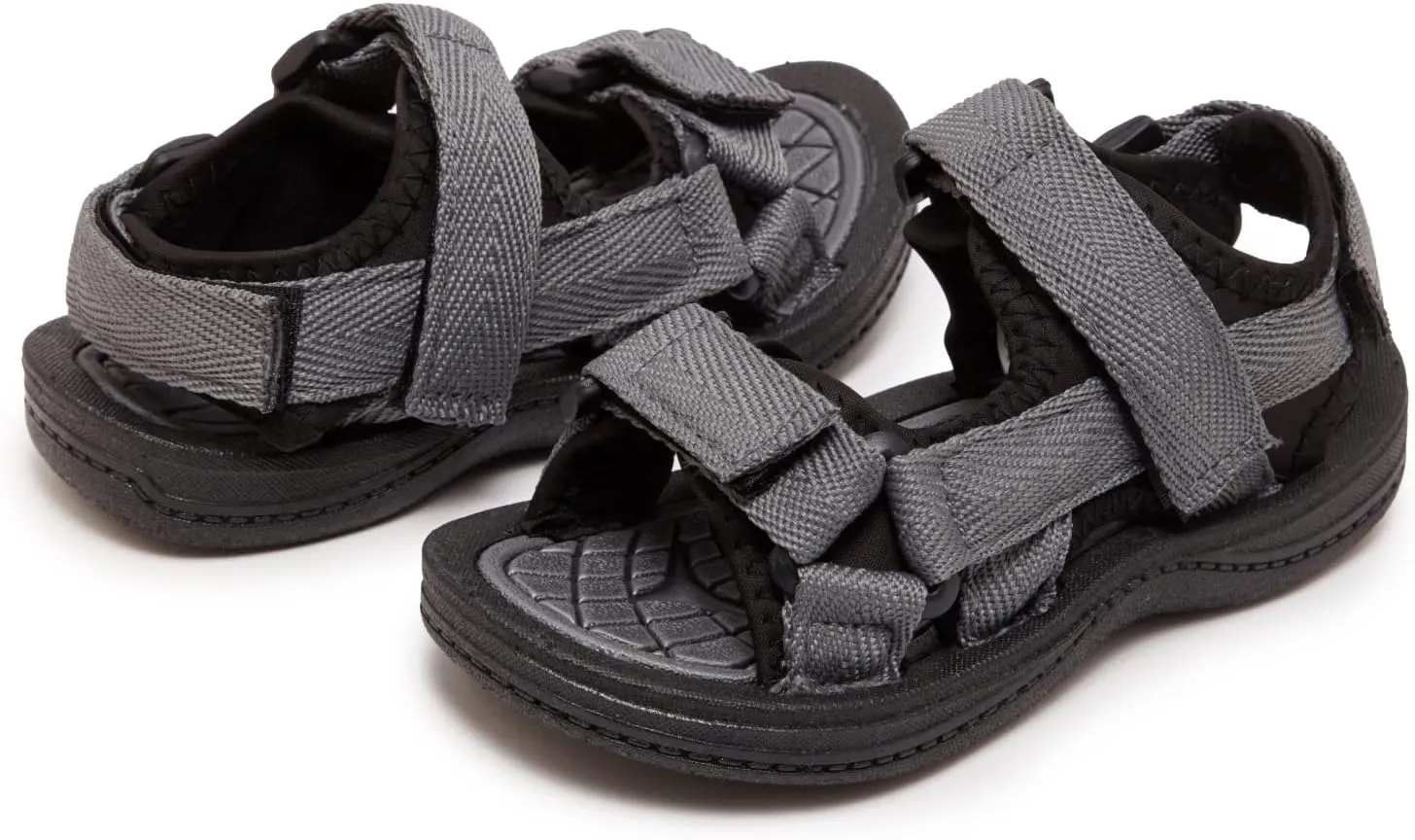 Skysole All Terrain Double Strap Sandals for Boys - Rubber Sole Amphibian Shoes for Beach, Pool, Hiking, Walking & Sports