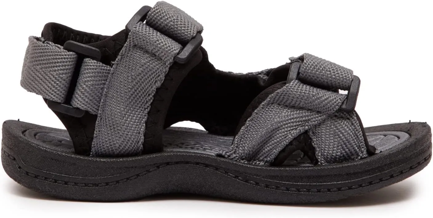 Skysole All Terrain Double Strap Sandals for Boys - Rubber Sole Amphibian Shoes for Beach, Pool, Hiking, Walking & Sports