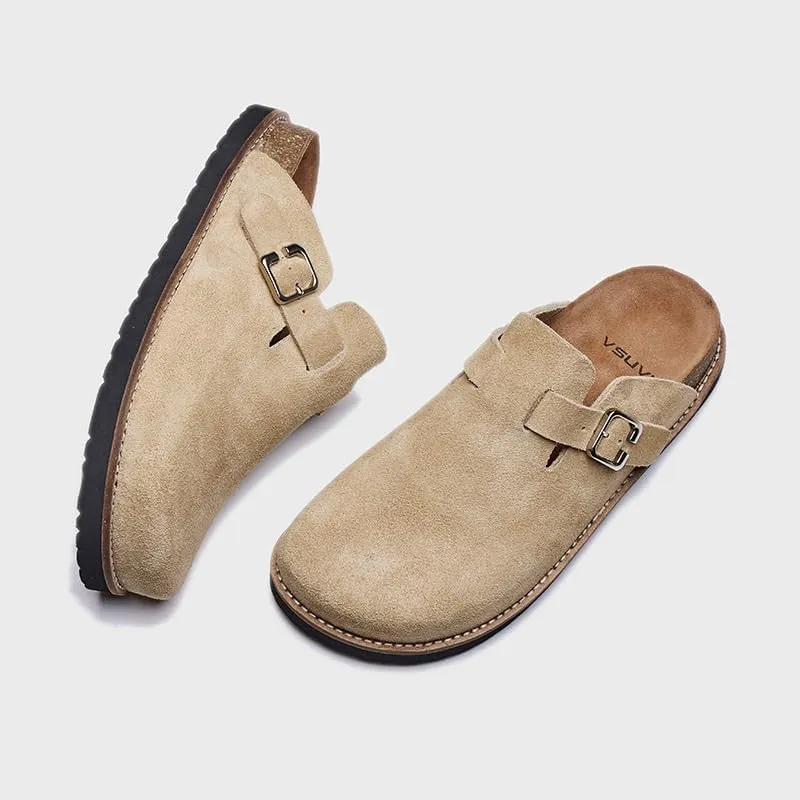 Slip-Ons Penny Loafers Suede Slippers Fashion Comfortable Breathable Summer Shoes for Men