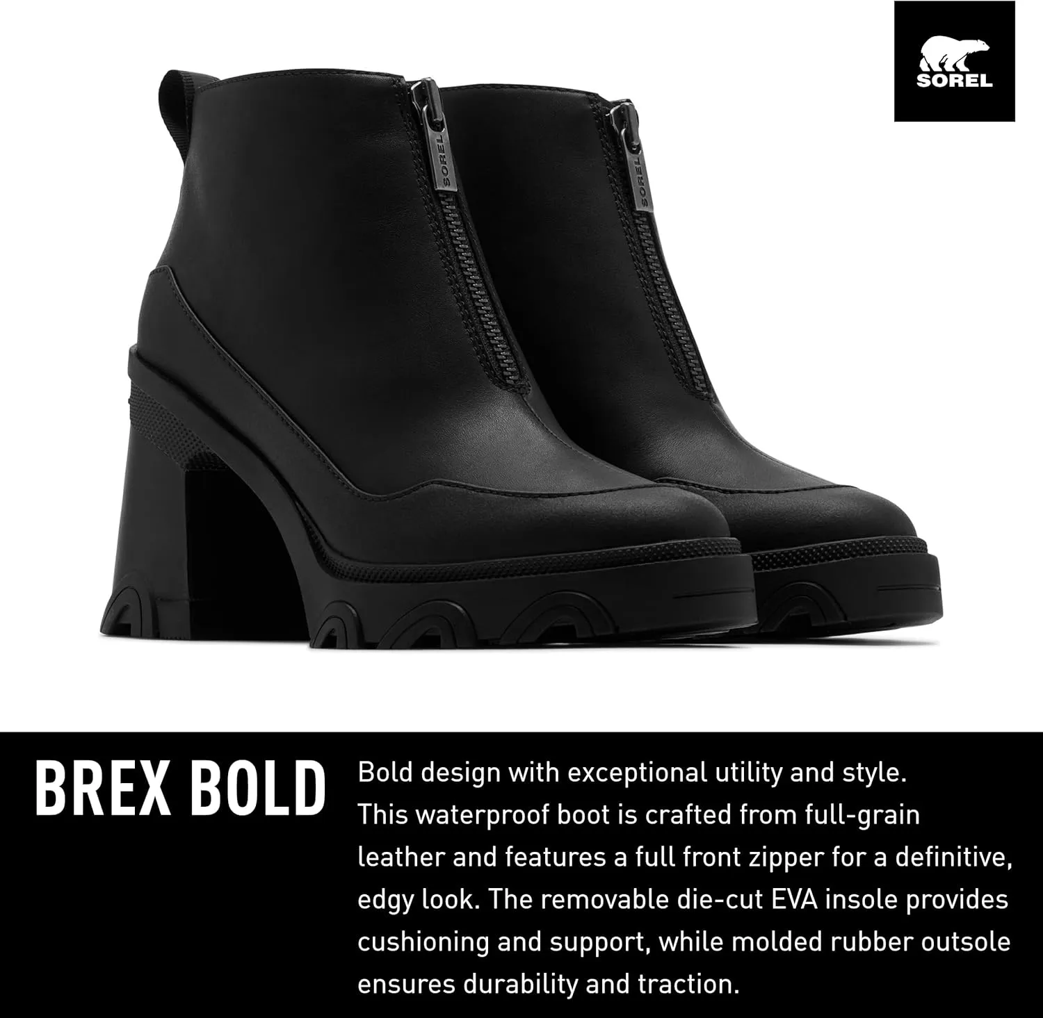 Sorel Women's Brex Heel Zip Boots