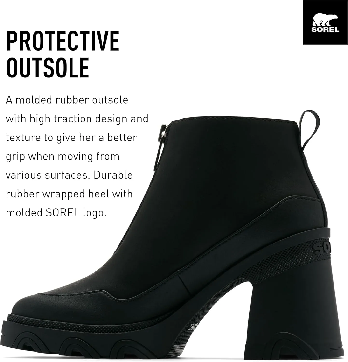 Sorel Women's Brex Heel Zip Boots
