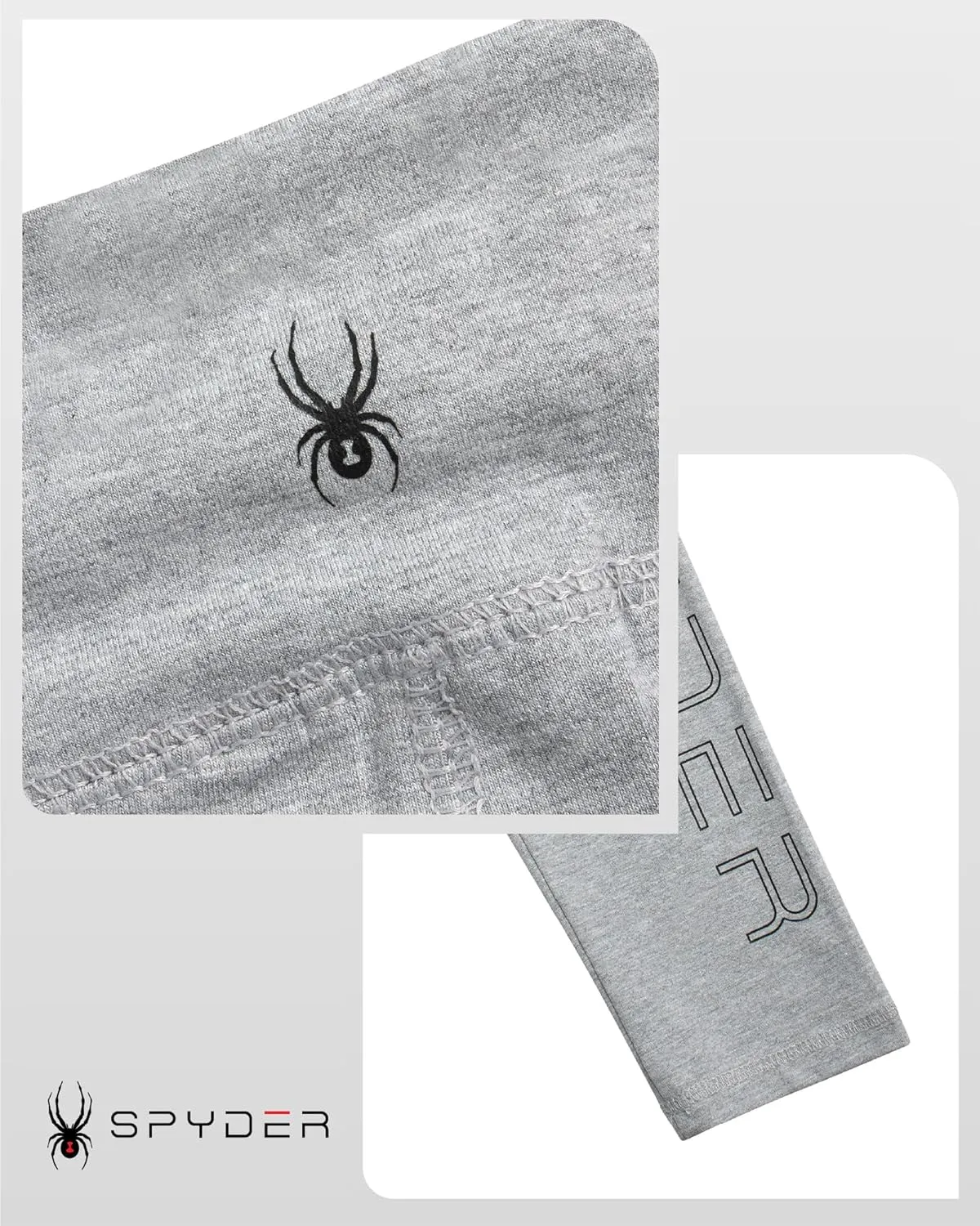 Spyder Women's Cotton Legging - Soft High Waisted 4-Way Stretch Wide Waistband Ankle Jersey Legging (Sizes: S-3X)