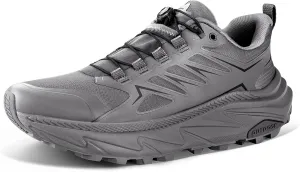 SRA Men's Trail Running Shoes Lightweight Breathable Hiking Running Shoe with Cushioned Soles Training Outdoor Athletic Snearkers Comfortable Walking Shoes for Men
