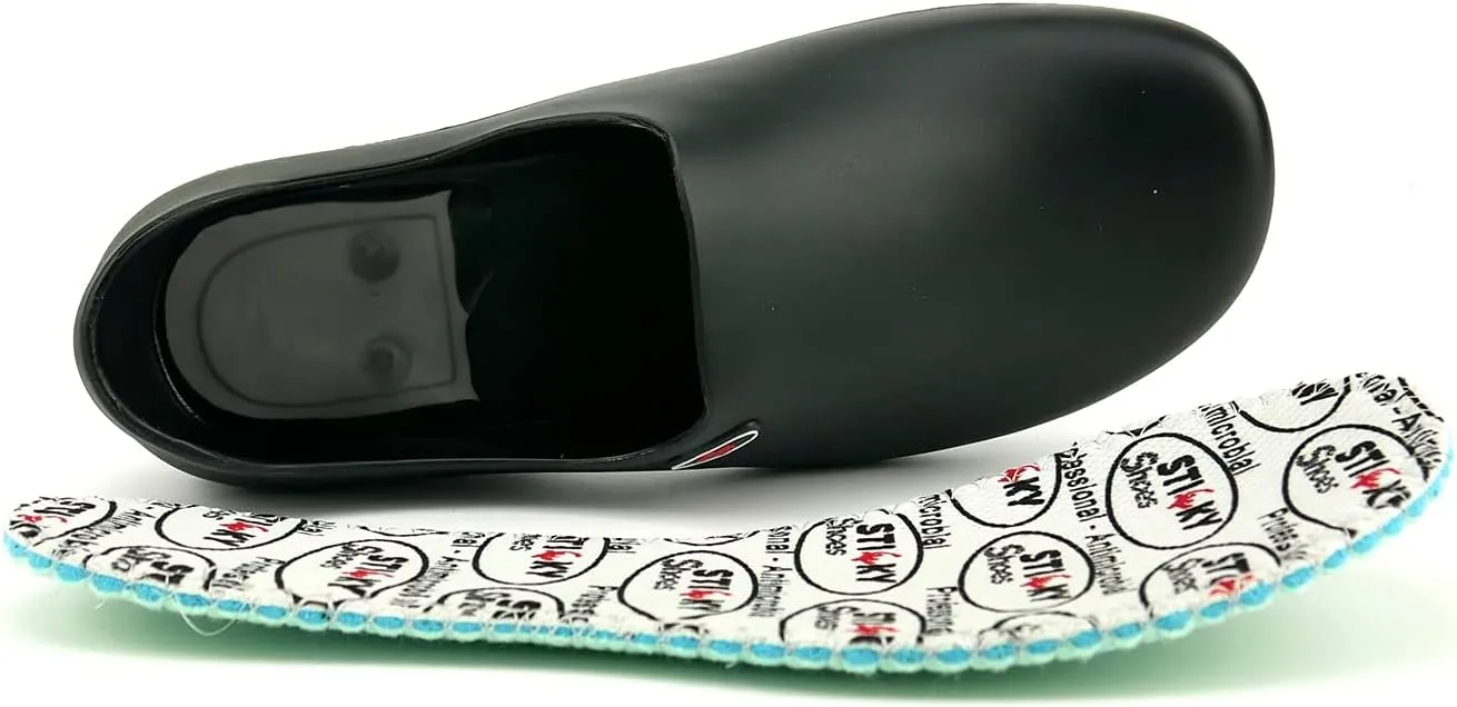 Sticky Nursing Shoes Women - Chefs - Kitchen - Nurses - Clogs for Work - Waterproof Non Slip