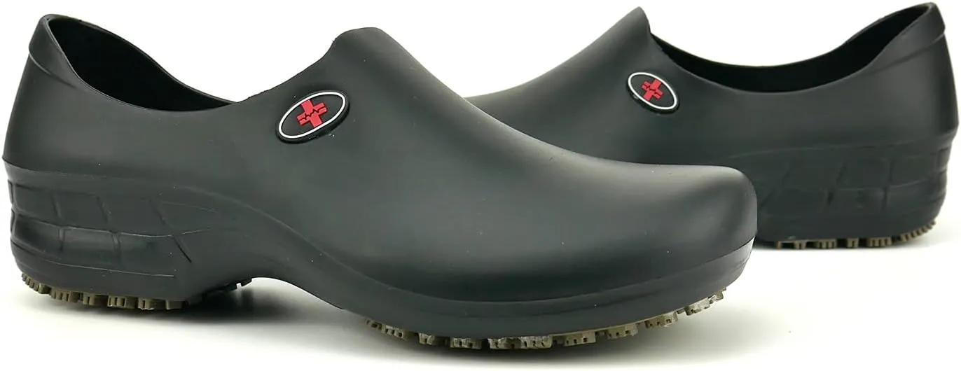 Sticky Nursing Shoes Women - Chefs - Kitchen - Nurses - Clogs for Work - Waterproof Non Slip