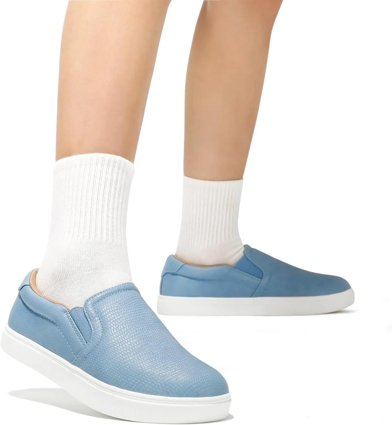STQ Slip On Shoes for Women Comfort Fall Loafers Soft Business Casual Sneakers