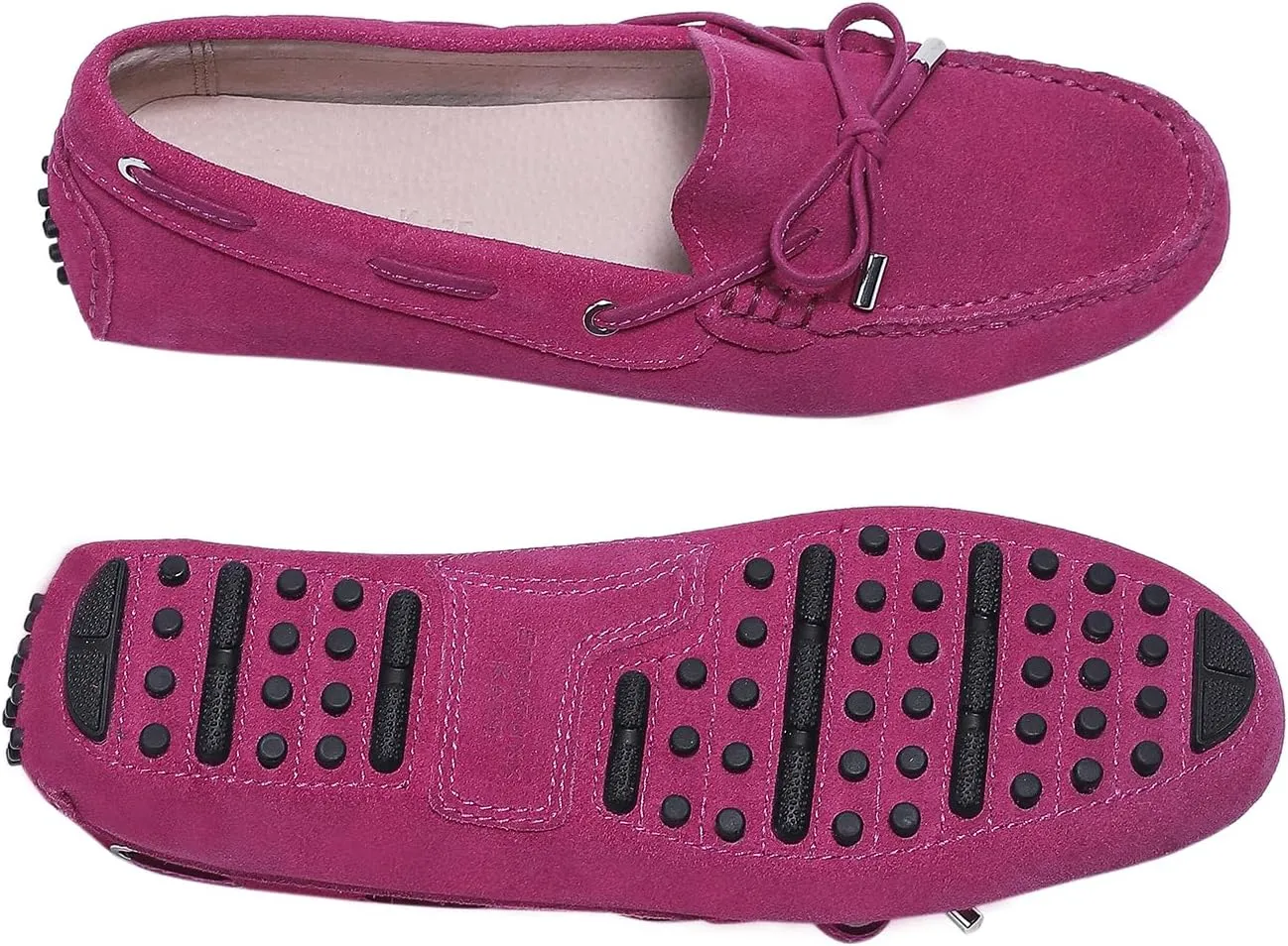 Stratuxx Kaze Women's Penny Loafers Driving Moccasins Comfort Boat Shoes Cow Suede Casual Slip-On Loafers
