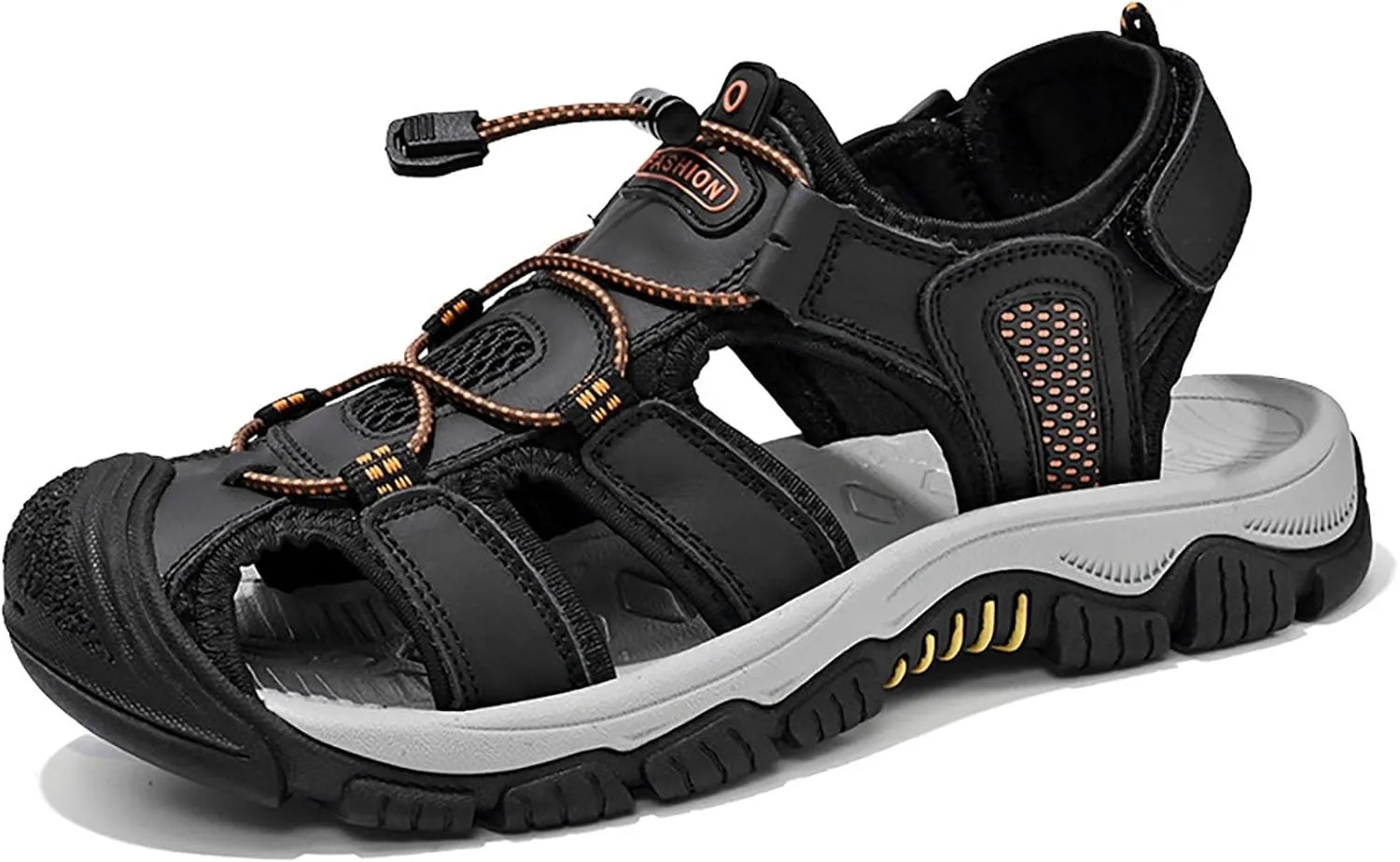 Summer Men's Sandals Breathable Outdoor Hiking Sandals Closed Toe Casual Sport