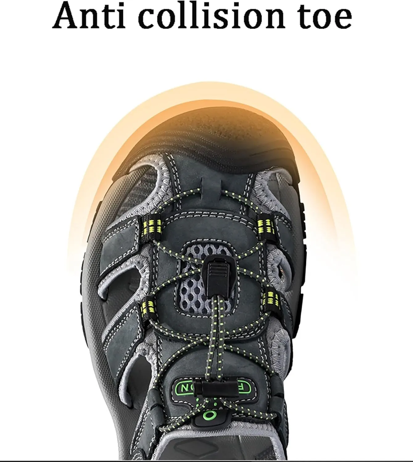 Summer Men's Sandals Breathable Outdoor Hiking Sandals Closed Toe Casual Sport