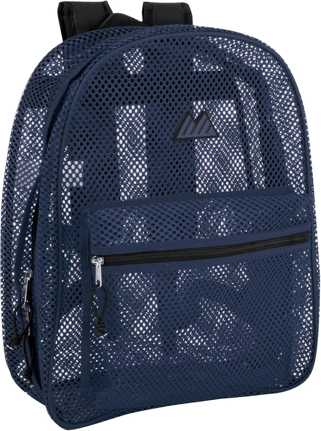 Summit Ridge Mesh Backpacks for Kids, Adults, School, Beach, and Travel, Colorful Transparent Mesh Backpacks with Padded Straps Large