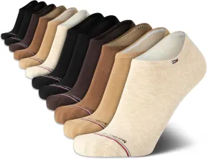 Tommy Hilfiger Men's Socks - 12 Pack Cushion Comfort Athletic Low Cut No Show Ankle Socks (Shoe Size 7-12)