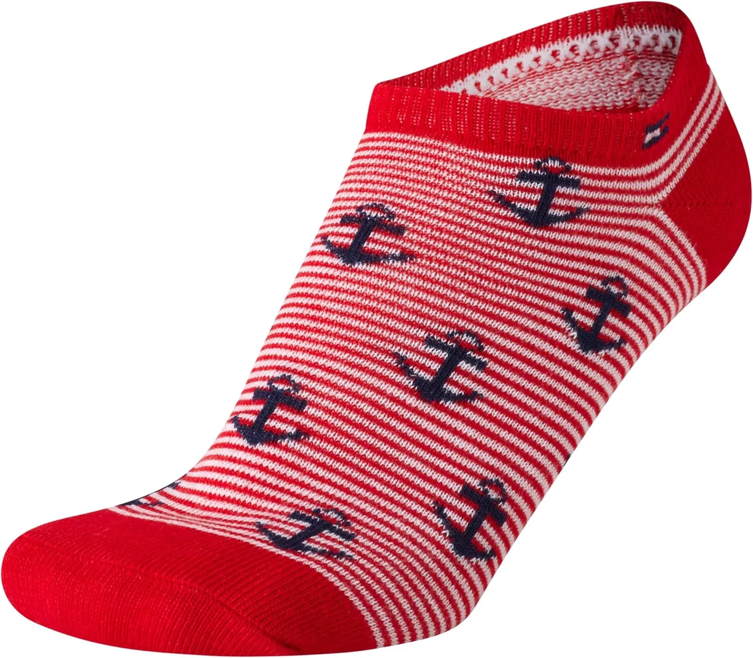 Tommy Hilfiger Womens No Show Socks - 6 Pack Soft Cotton Blend Low Cut Liner Socks for Sneakers, Loafers, Flats (Size: 4-10)