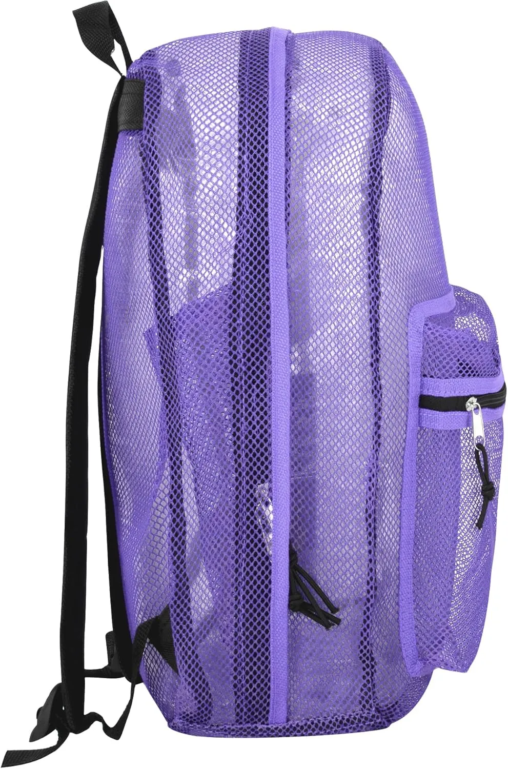 Transparent Mesh Backpacks for School Kids, Beach, Travel - Mesh See Through Backpack with Padded Straps Large