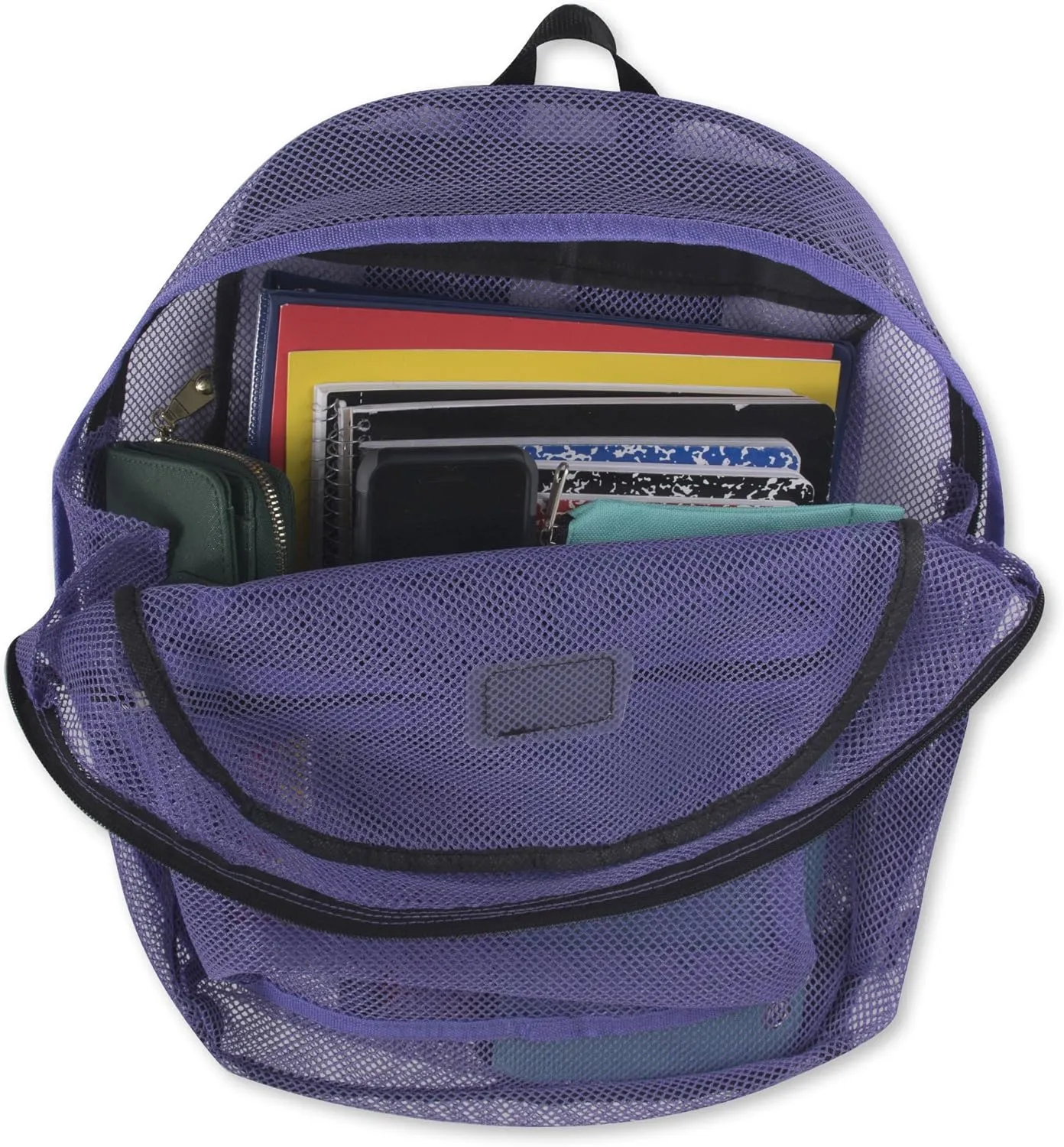 Transparent Mesh Backpacks for School Kids, Beach, Travel - Mesh See Through Backpack with Padded Straps Large