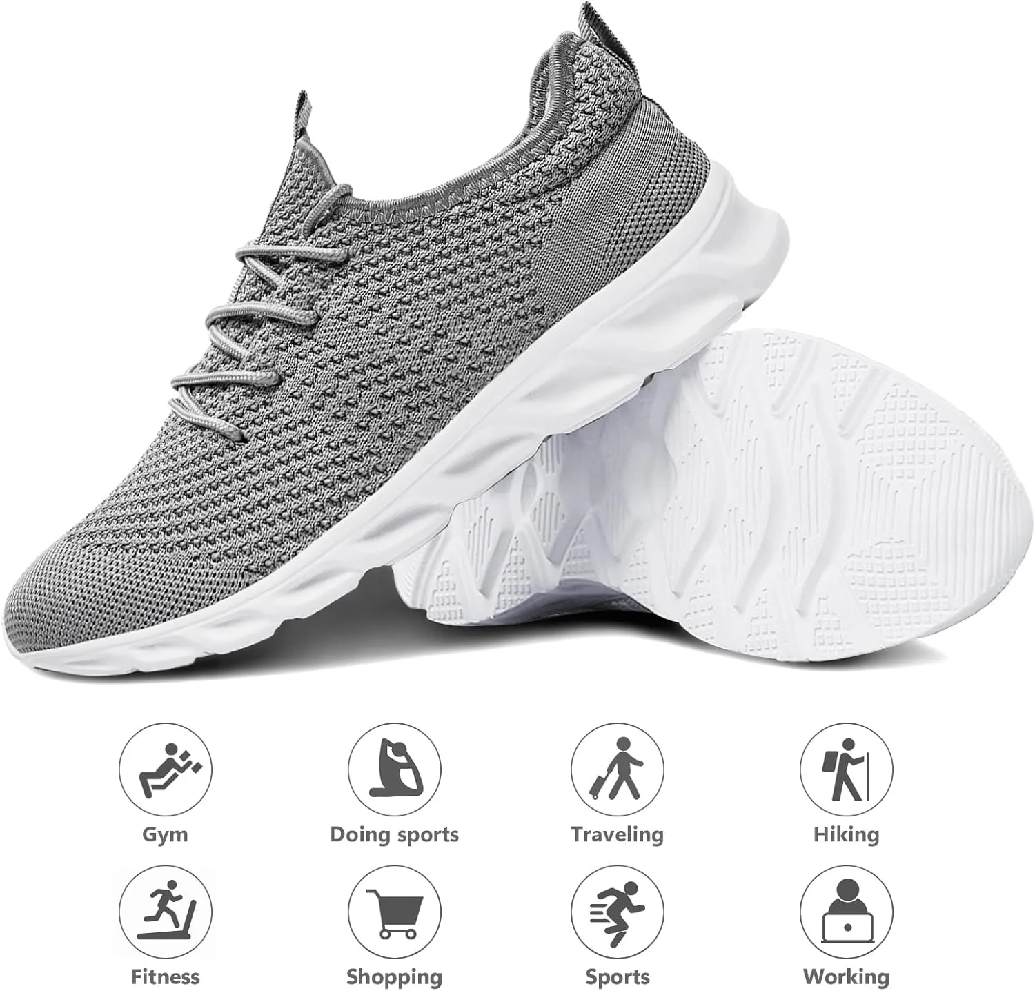 Tvtaop Running Shoes Womens Sneakers Tennis Walking Workout Gym Shoes Lightweight Comfortable Trail Running