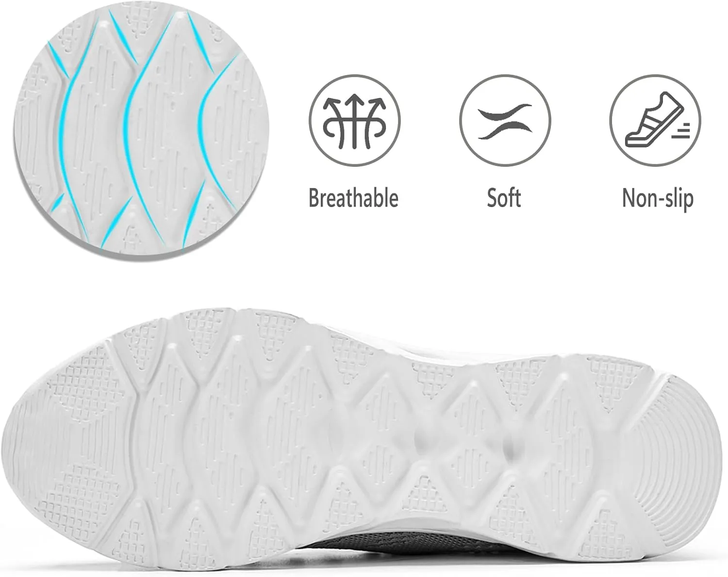 Tvtaop Running Shoes Womens Sneakers Tennis Walking Workout Gym Shoes Lightweight Comfortable Trail Running