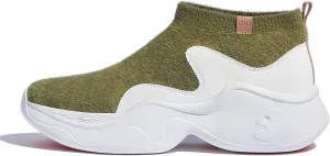 UIN Women's High Top Knitted Chunky Sneakers Casual Lightweight Comfort Dad Shoes Palma Ⅱ