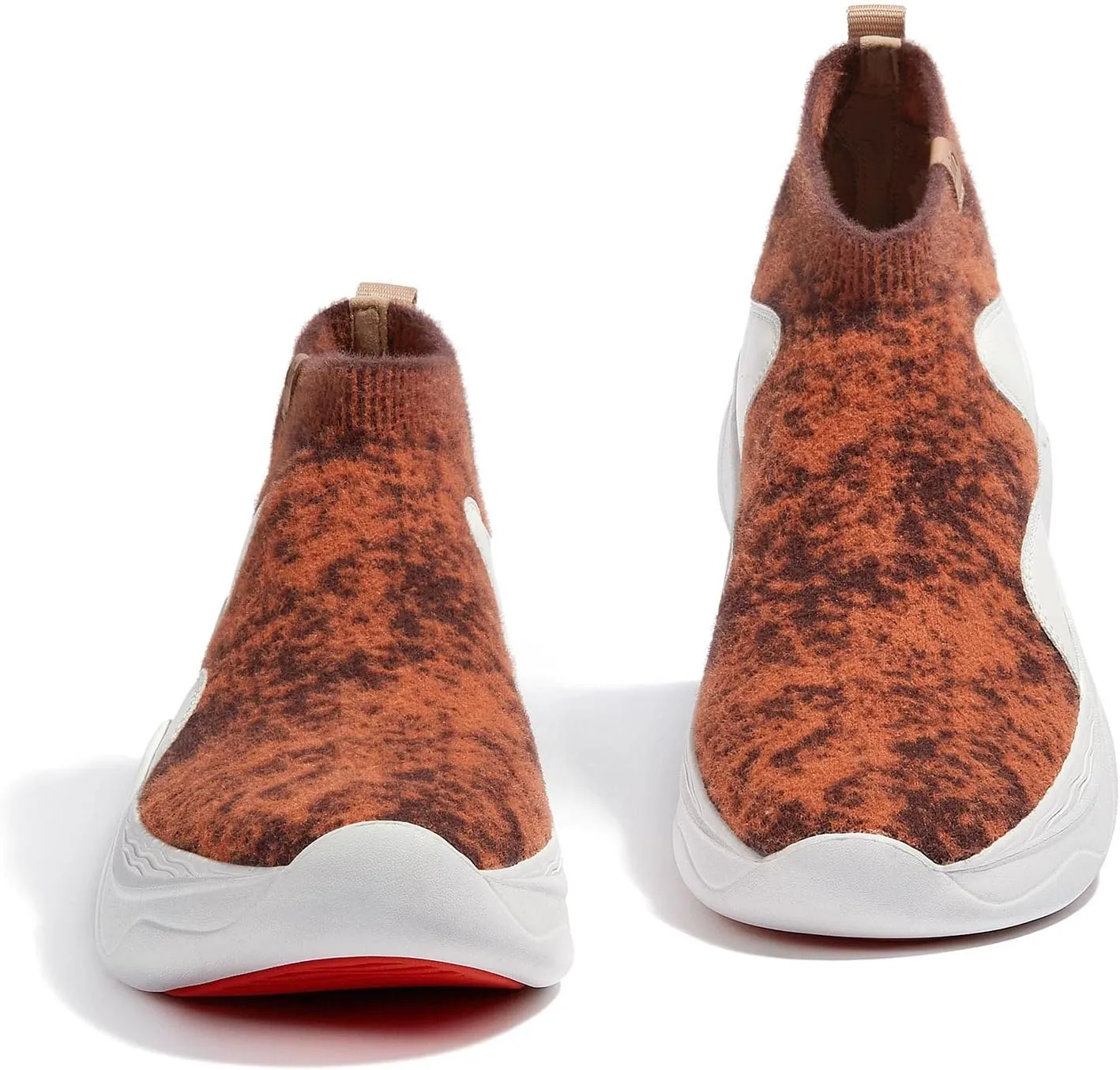 UIN Women's High Top Knitted Chunky Sneakers Casual Lightweight Comfort Dad Shoes Palma Ⅱ