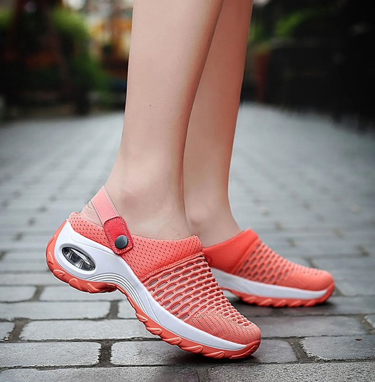 Unisex-Adult Air Cushion Support Orthopedic Clogs Reduce Back and Knee Stress All Terrain Clogs Road Shoes Walking Slippers Sandals