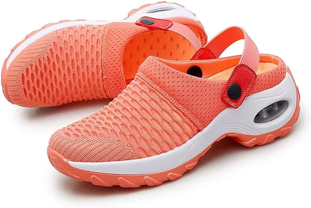 Unisex-Adult Air Cushion Support Orthopedic Clogs Reduce Back and Knee Stress All Terrain Clogs Road Shoes Walking Slippers Sandals