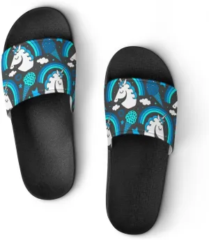 Unisex Slides for Women Men, Comfortable Slippers Slides, Non-slip Shower Shoes House Fashion Thick for Indoor & Outdoor（23062105）