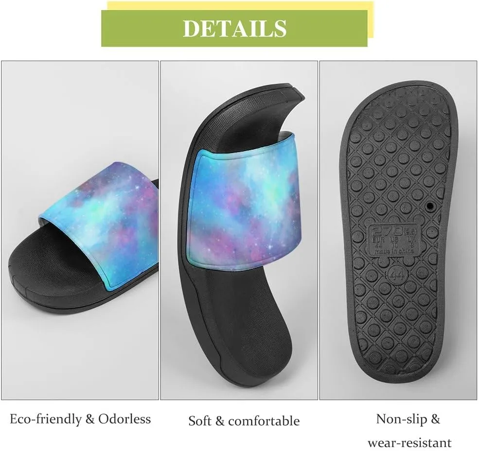 Unisex Slides for Women Men, Comfortable Slippers Slides, Non-slip Shower Shoes House Fashion Thick for Indoor & Outdoor（23062905）