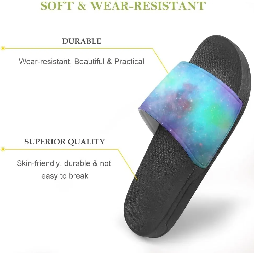 Unisex Slides for Women Men, Comfortable Slippers Slides, Non-slip Shower Shoes House Fashion Thick for Indoor & Outdoor（23062905）