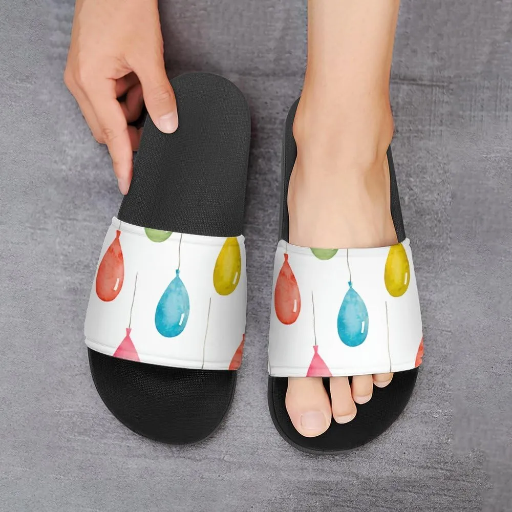 Unisex Slides for Women Men, Comfortable Slippers Slides, Non-slip Shower Shoes House Fashion Thick for Indoor & Outdoor（24040902）