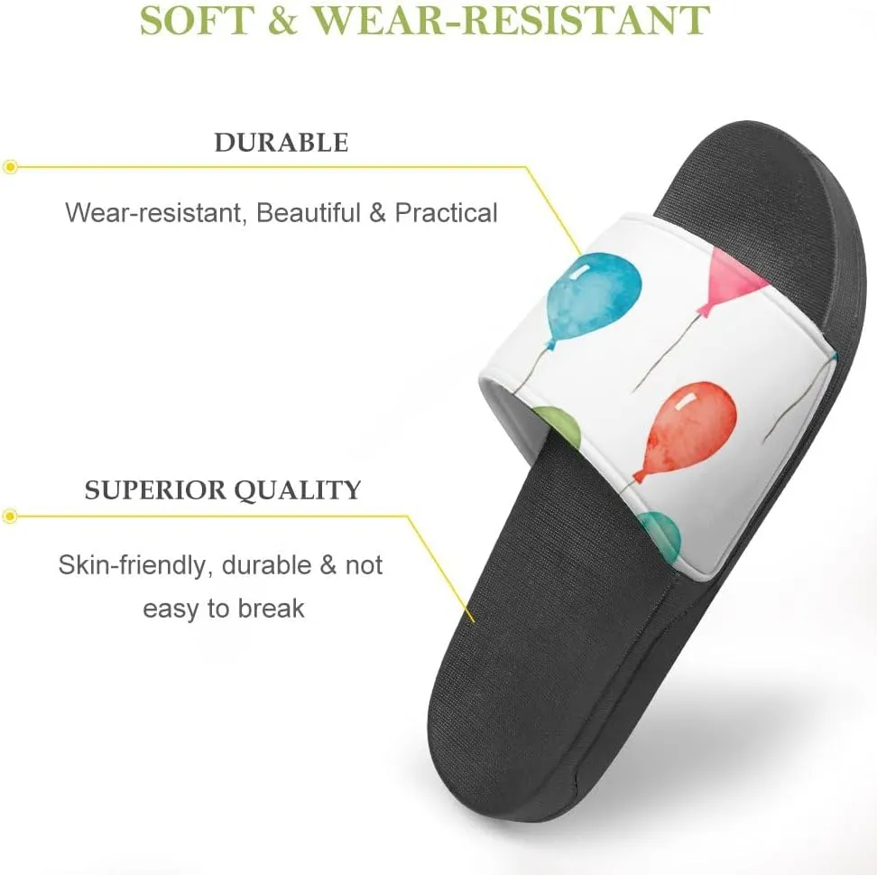 Unisex Slides for Women Men, Comfortable Slippers Slides, Non-slip Shower Shoes House Fashion Thick for Indoor & Outdoor（24040902）