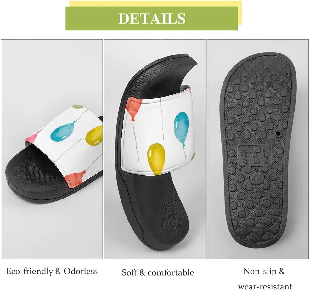 Unisex Slides for Women Men, Comfortable Slippers Slides, Non-slip Shower Shoes House Fashion Thick for Indoor & Outdoor（24040902）