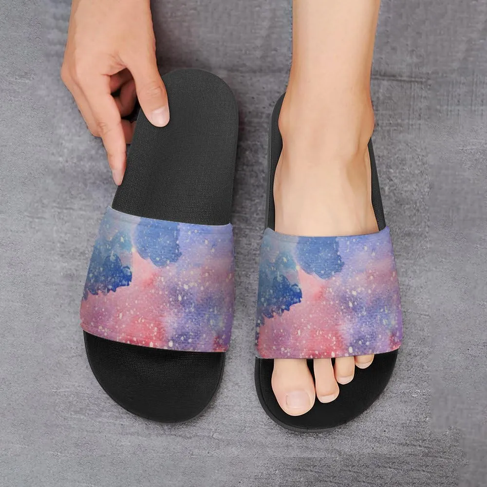 Unisex Slides for Women Men, Comfortable Slippers Slides, Non-slip Shower Shoes House Fashion Thick for Indoor & Outdoor（24062701）