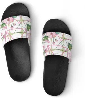 Unisex Slides for Women Men, Comfortable Slippers Slides, Non-slip Shower Shoes House Fashion Thick for Indoor & Outdoor（24080203）