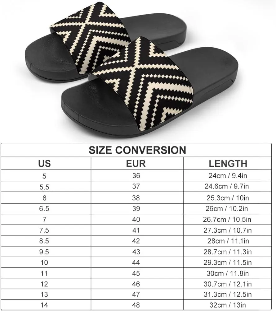Unisex Slides for Women Men, Comfortable Slippers Slides, Non-slip Shower Shoes House Fashion Thick for Indoor & Outdoor（24082303）