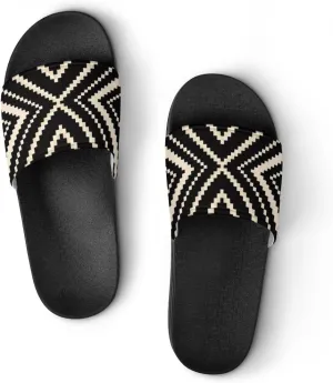 Unisex Slides for Women Men, Comfortable Slippers Slides, Non-slip Shower Shoes House Fashion Thick for Indoor & Outdoor（24082303）