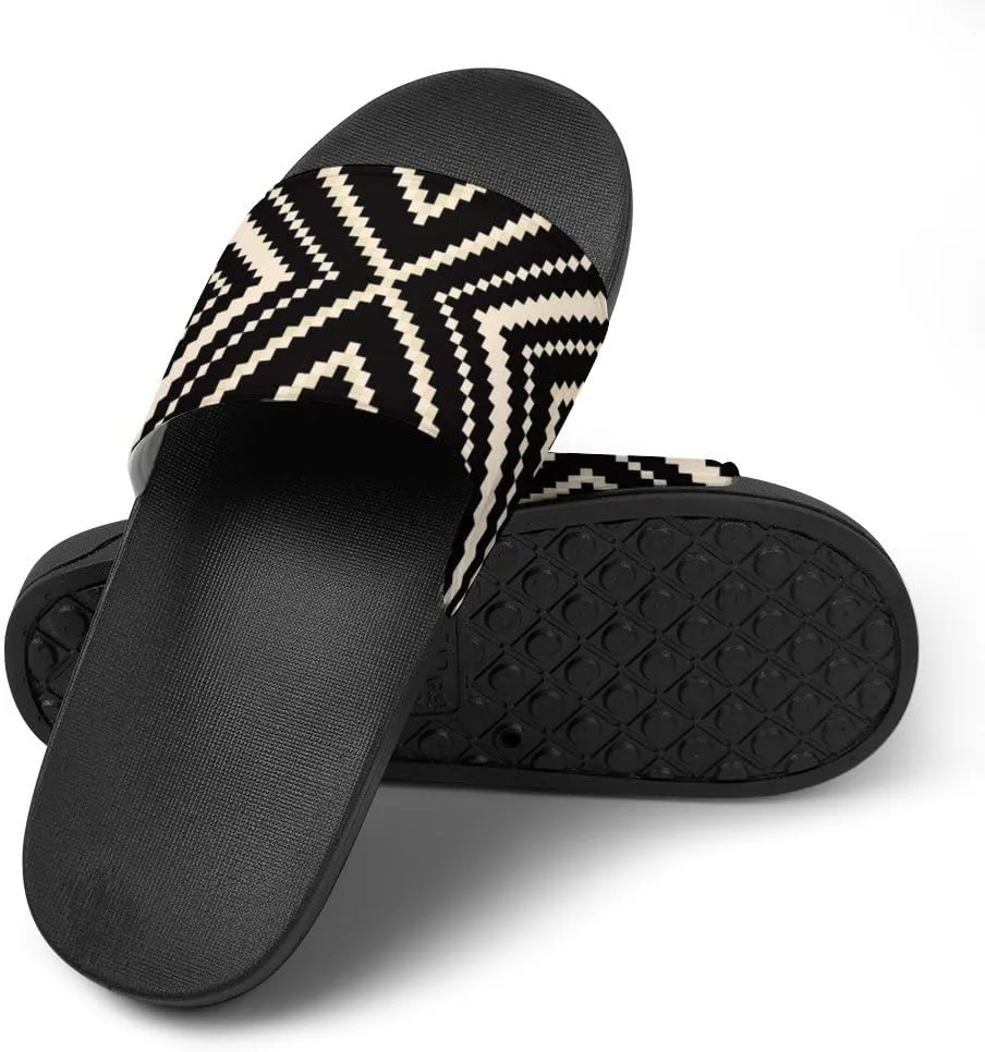 Unisex Slides for Women Men, Comfortable Slippers Slides, Non-slip Shower Shoes House Fashion Thick for Indoor & Outdoor（24082303）