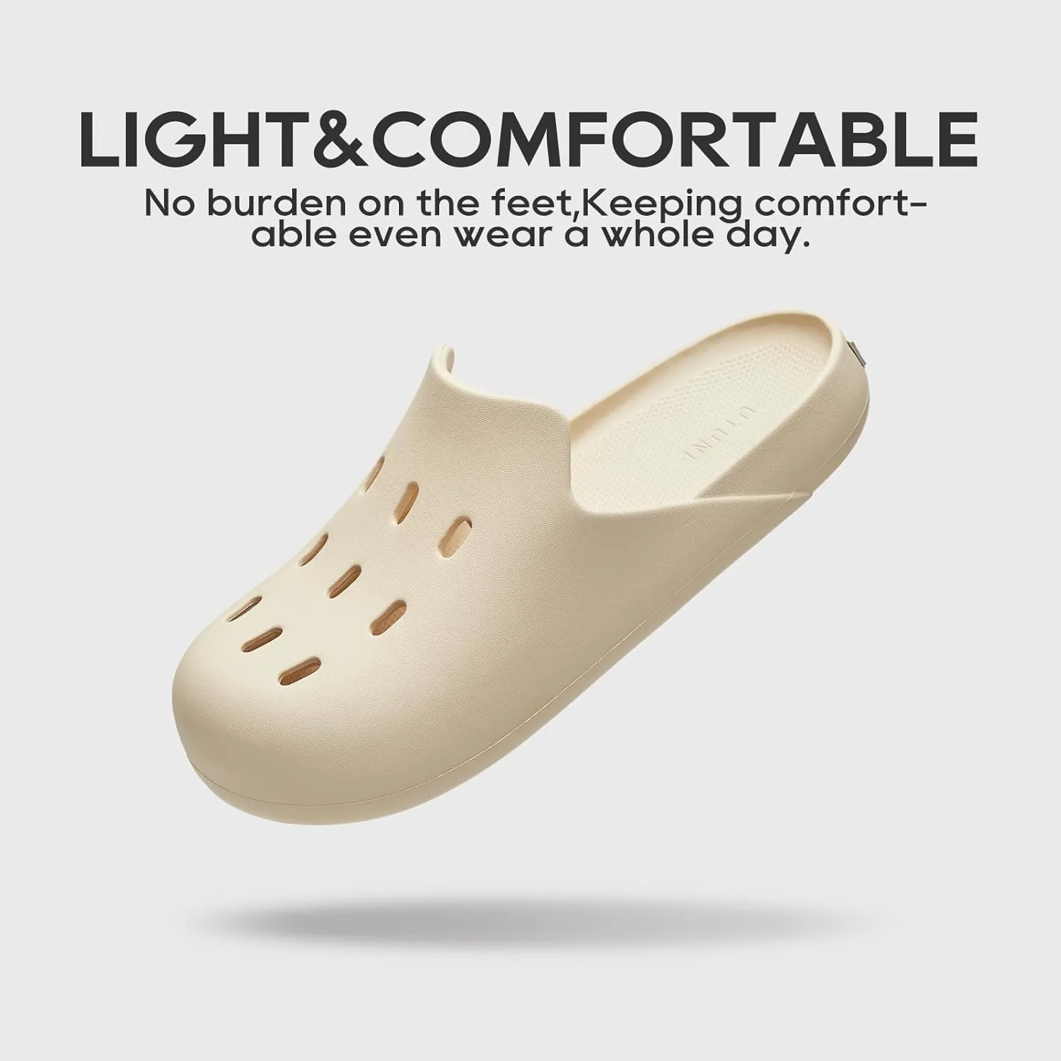 utune Mens and Womens Mules Classic Lined Clog Slippers