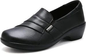 UZB Loafers for Women Dress Shoes Low Heel Slip On Shoes Casual Work Office Dressy Shoes