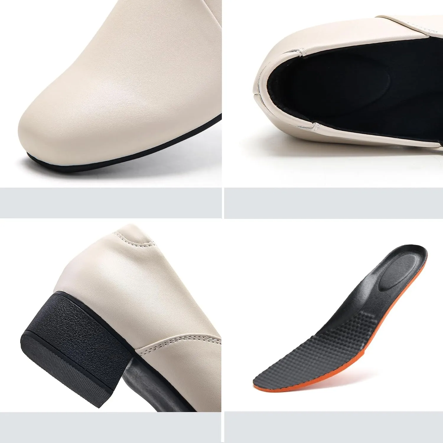 UZB Loafers for Women Dress Shoes Slip On Shoes Low Heel Casual Work Office Dressy Shoes