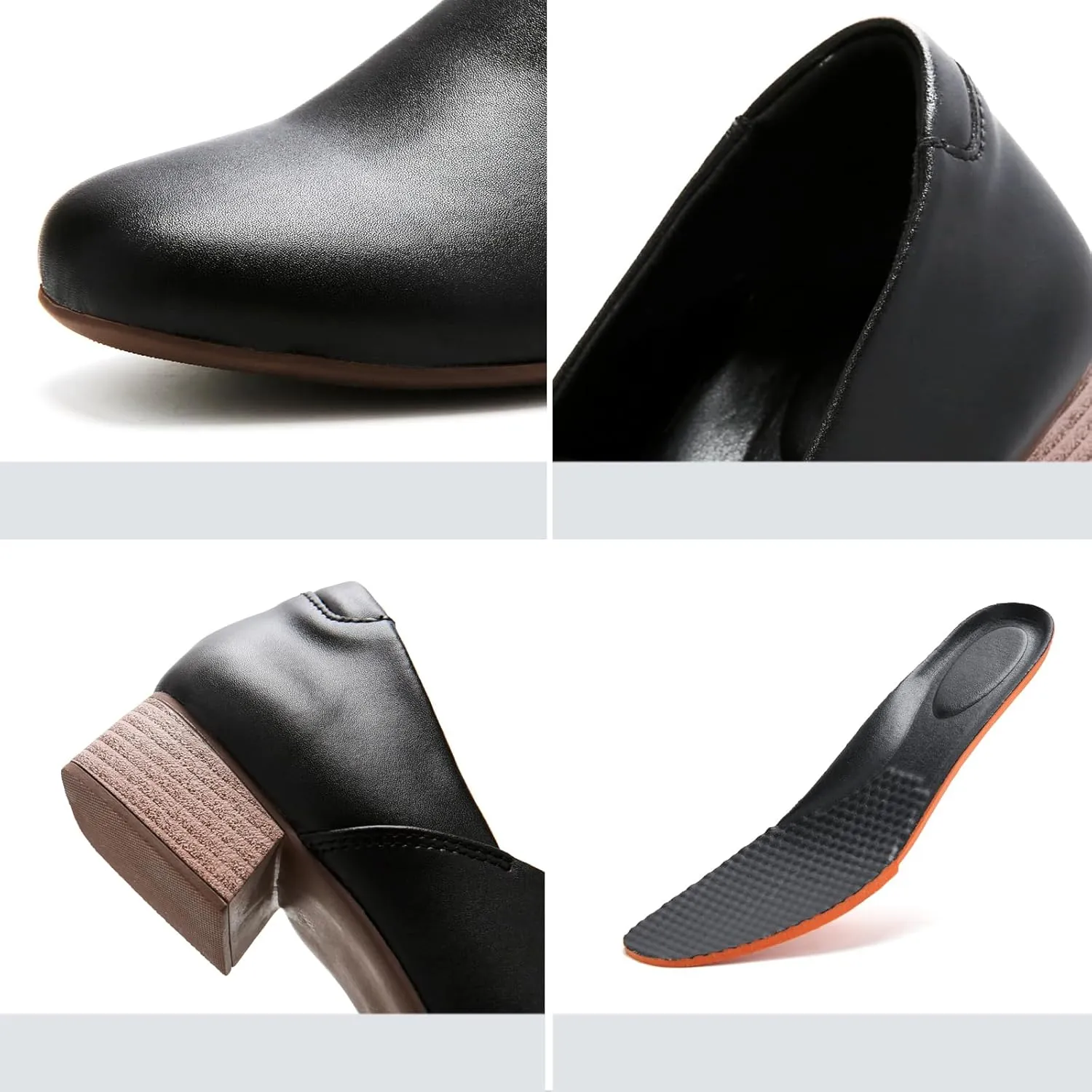 UZB Loafers for Women Dress Shoes Slip On Shoes Low Heel Casual Work Office Dressy Shoes