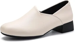 UZB Loafers for Women Dress Shoes Slip On Shoes Low Heel Casual Work Office Dressy Shoes
