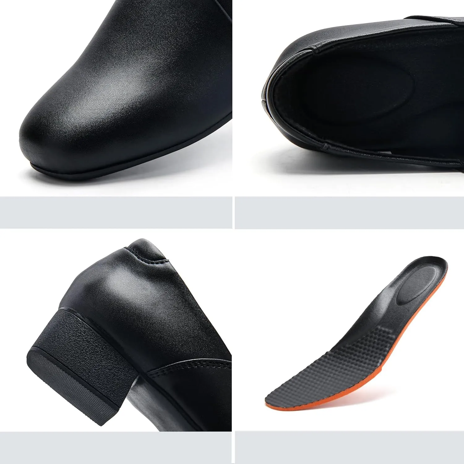 UZB Loafers for Women Dress Shoes Slip On Shoes Low Heel Casual Work Office Dressy Shoes