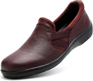 UZB Orthopedic Loafers for Women Slip on Shoes Comfortable Casual Dress Shoes with Memory Foam