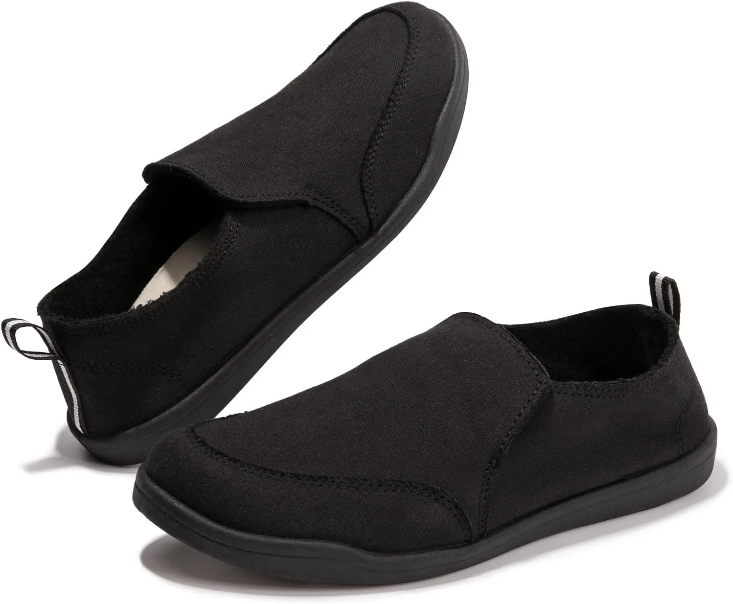 Vanessa Women's Slip On Canvas Sneakers with Arch Support Insoles Low Top Casual Walking Shoes Comfy Fashion Loafers