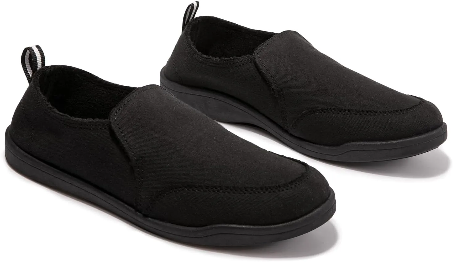 Vanessa Women's Slip On Canvas Sneakers with Arch Support Insoles Low Top Casual Walking Shoes Comfy Fashion Loafers