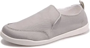 Vanessa Women's Slip On Canvas Sneakers with Arch Support Insoles Low Top Casual Walking Shoes Comfy Fashion Loafers