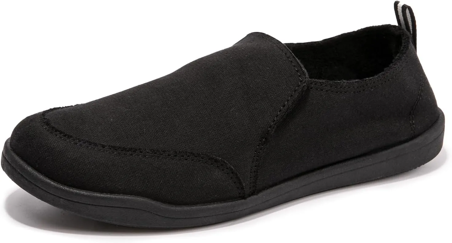 Vanessa Women's Slip On Canvas Sneakers with Arch Support Insoles Low Top Casual Walking Shoes Comfy Fashion Loafers