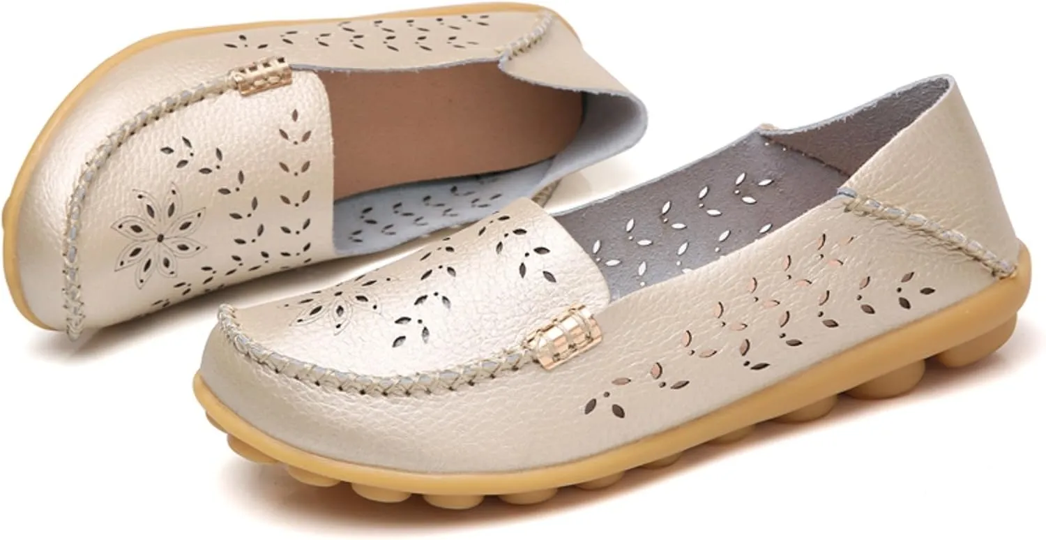 VenusCelia Women's Comfort Walking Boat Shoe